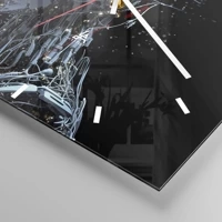 Esfera sin numeración, con rayas