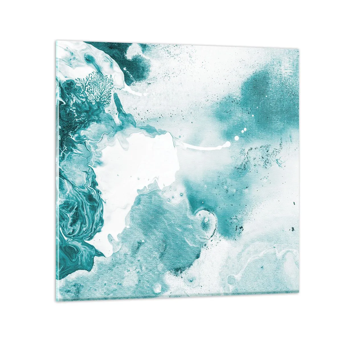 Cuadro sobre vidrio - Impresiones sobre Vidrio - Remansos de azul - 30x30 cm