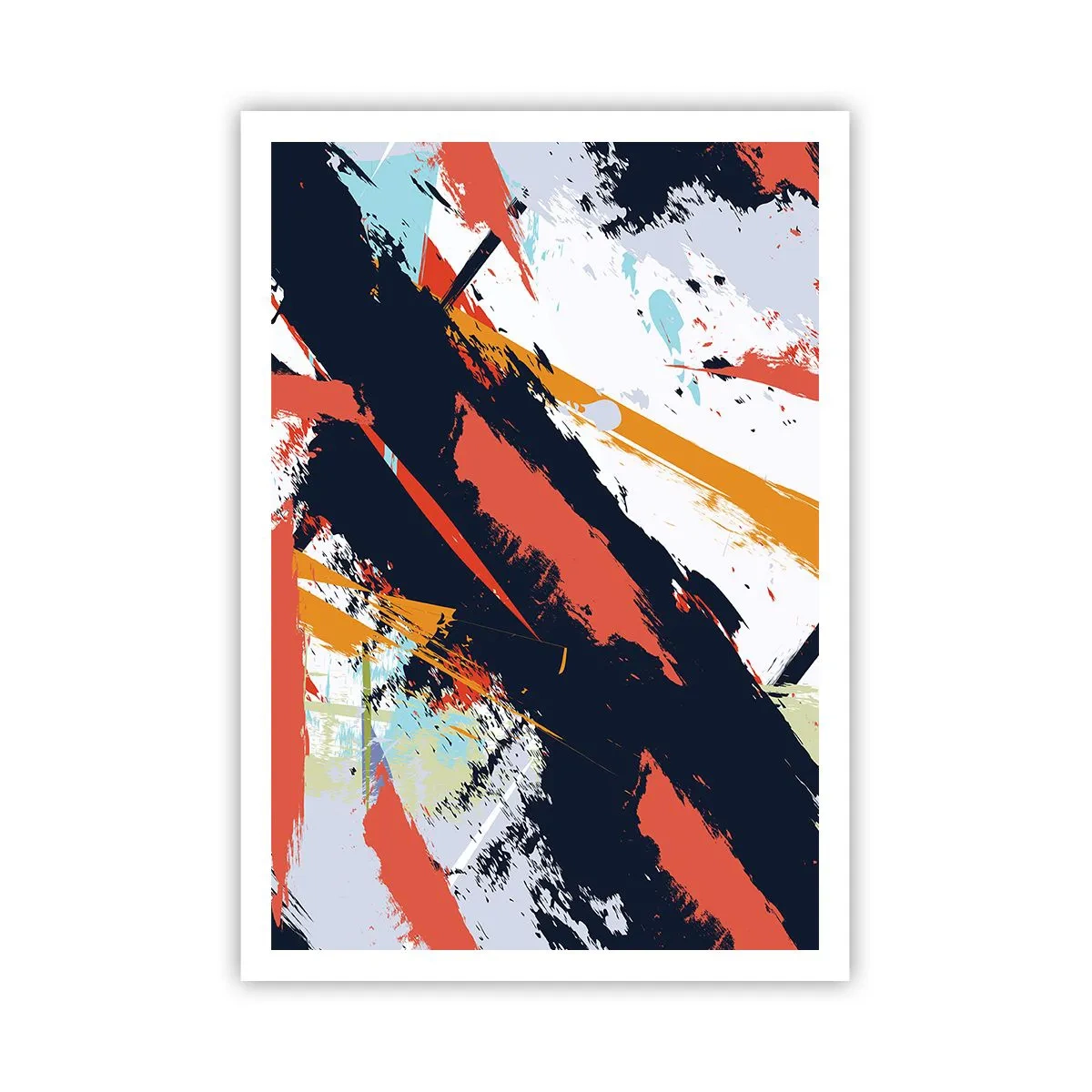 Póster - Composición dinámica - 70x100 cm