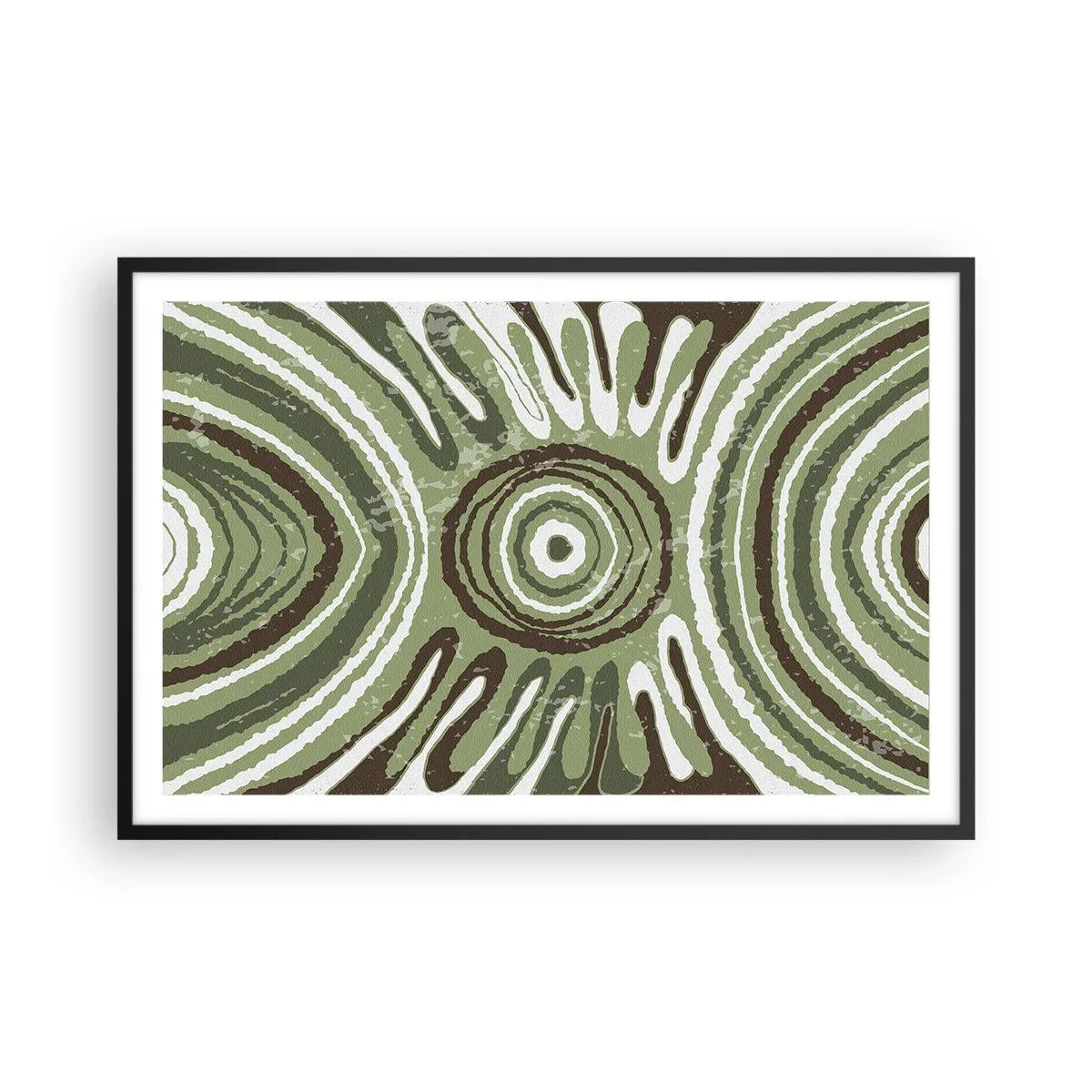 Póster en marco negro - Explosión de emociones - 91x61 cm