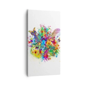 Cuadro sobre lienzo - Impresión de Imagen - Un ramo de alegría - 55x100 cm