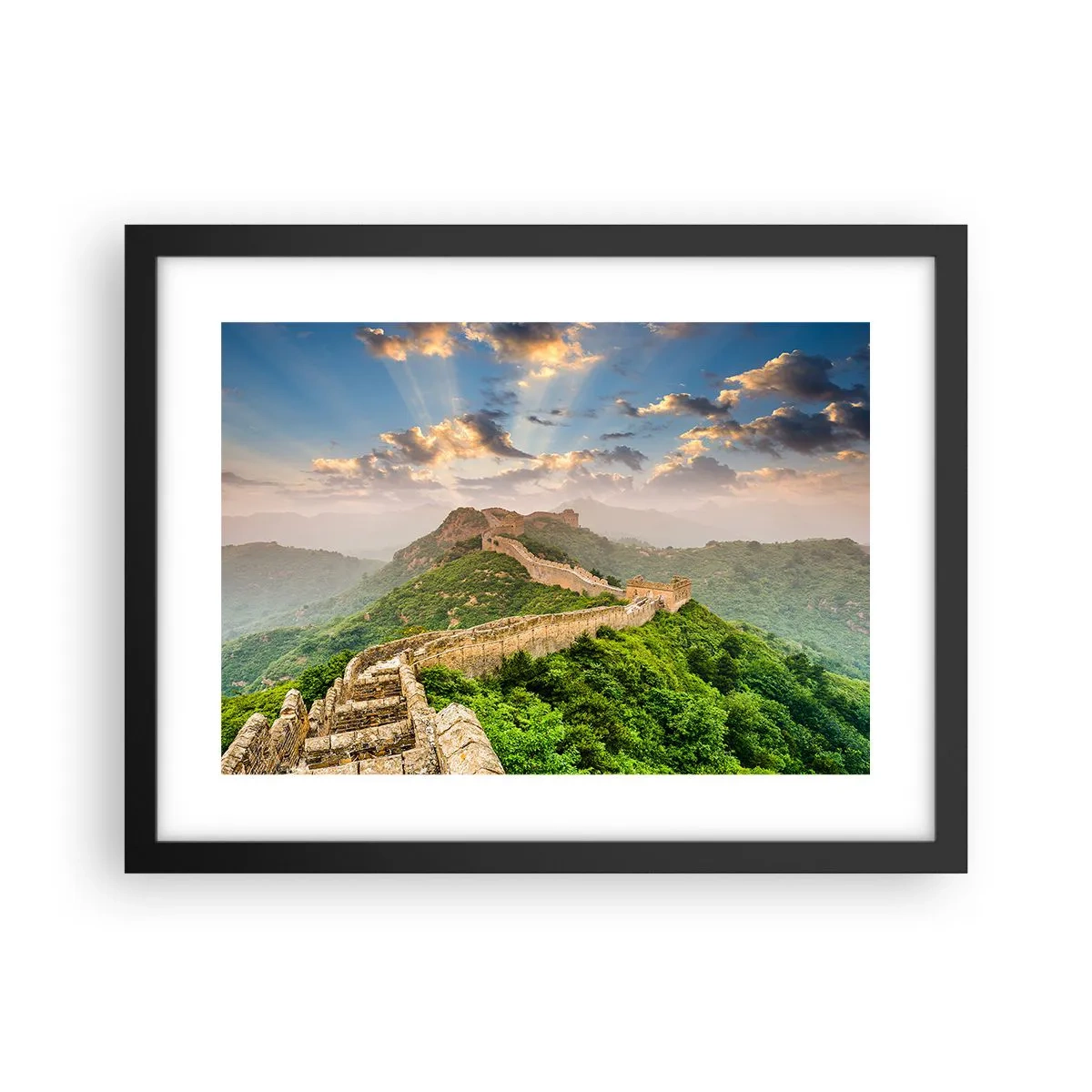 Póster en marco negro - Grandeza duradera - 40x30 cm