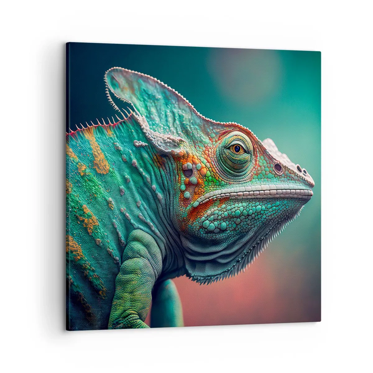 Cuadro sobre lienzo - Impresión de Imagen - ¿Puedes verme? No está bien... - 50x50 cm