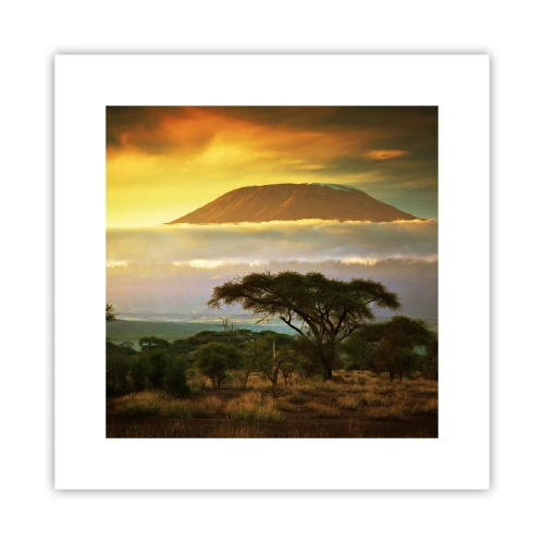 Póster - El sueño del viajero - 30x30 cm