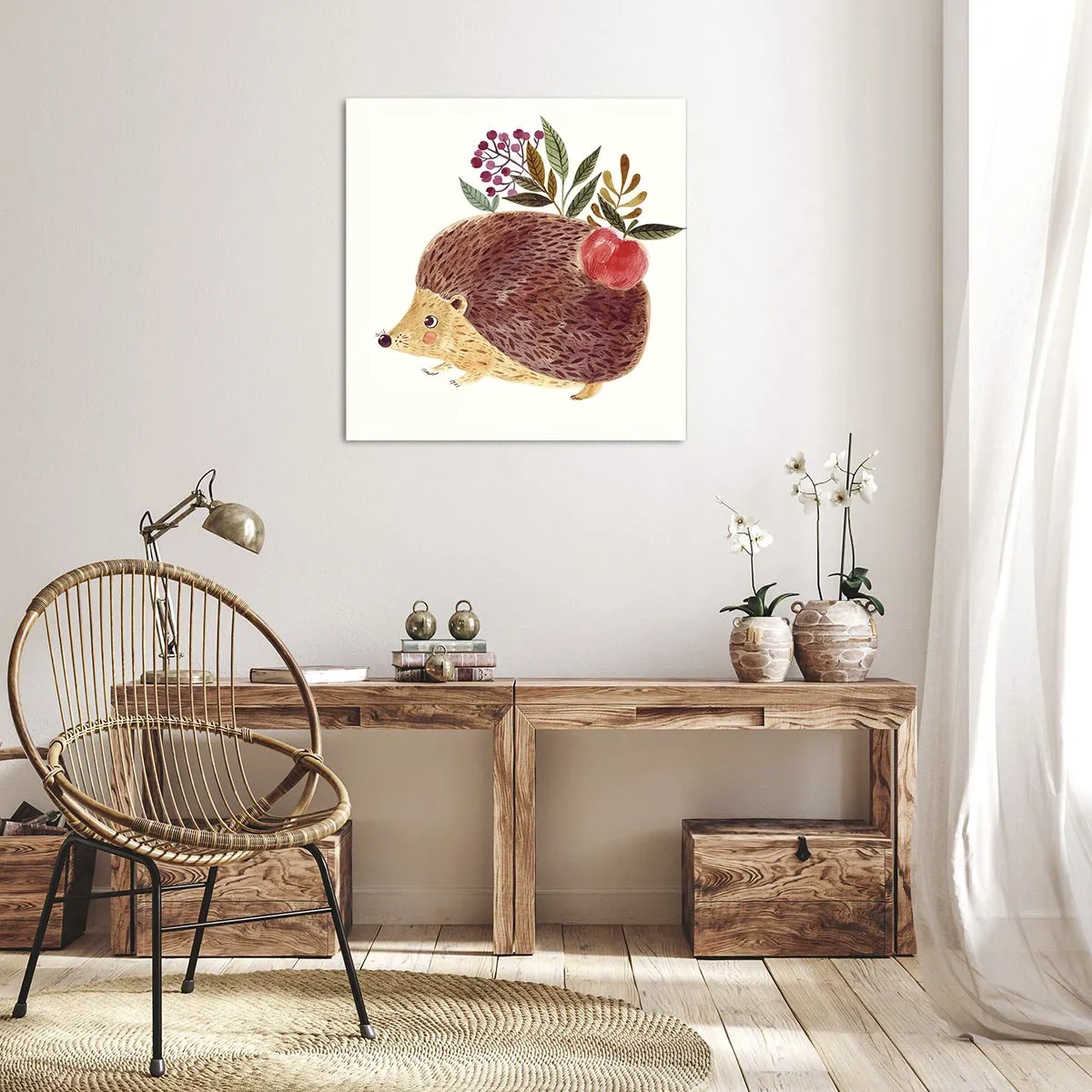 Cuadro sobre lienzo - Impresión de Imagen - Y ya te gusto - 50x50 cm