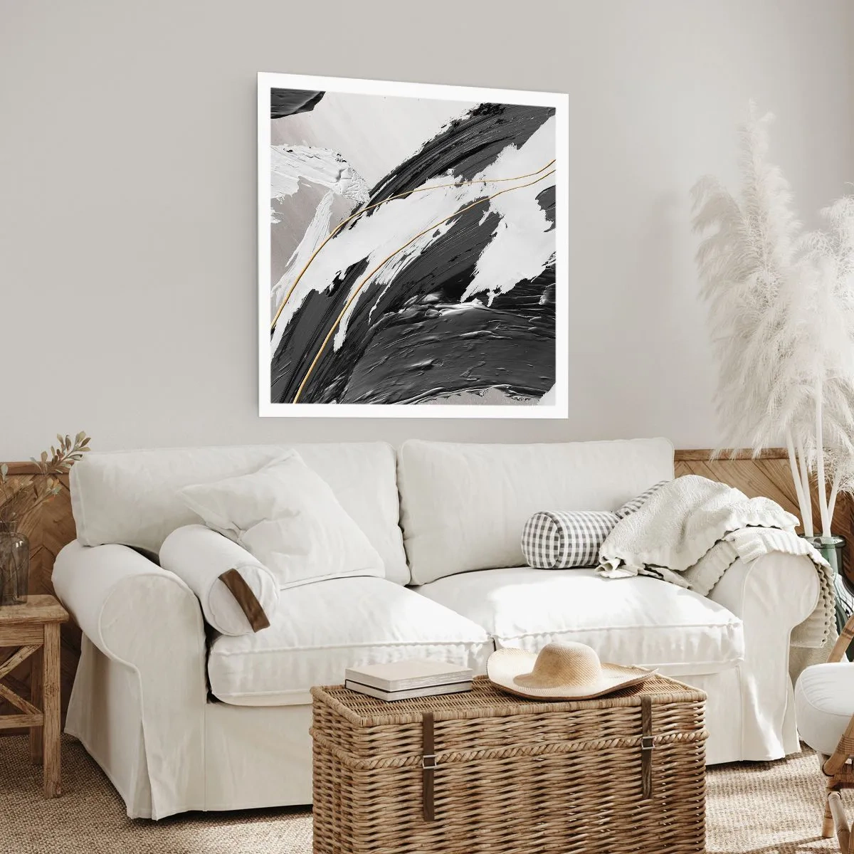 Póster - Abstracción con estilo - 60x60 cm