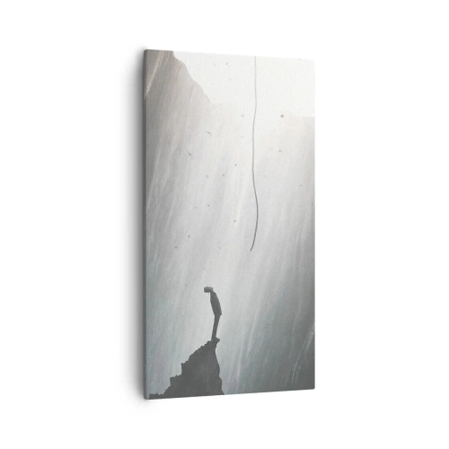 Cuadro sobre lienzo - Impresión de Imagen - Siempre hay una salida - 55x100 cm