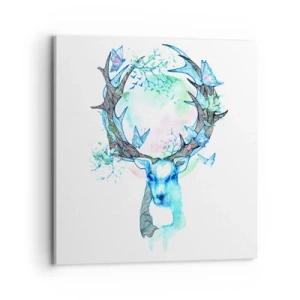 Cuadro sobre lienzo - Impresión de Imagen - La fuerza y la dulzura de la naturaleza - 70x70 cm