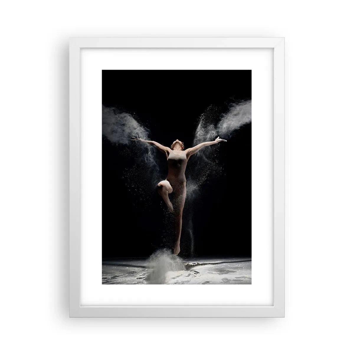 Póster en marco blanco - Los duendes existen - 30x40 cm