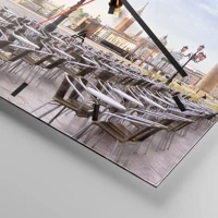 Esfera sin numeración, con rayas