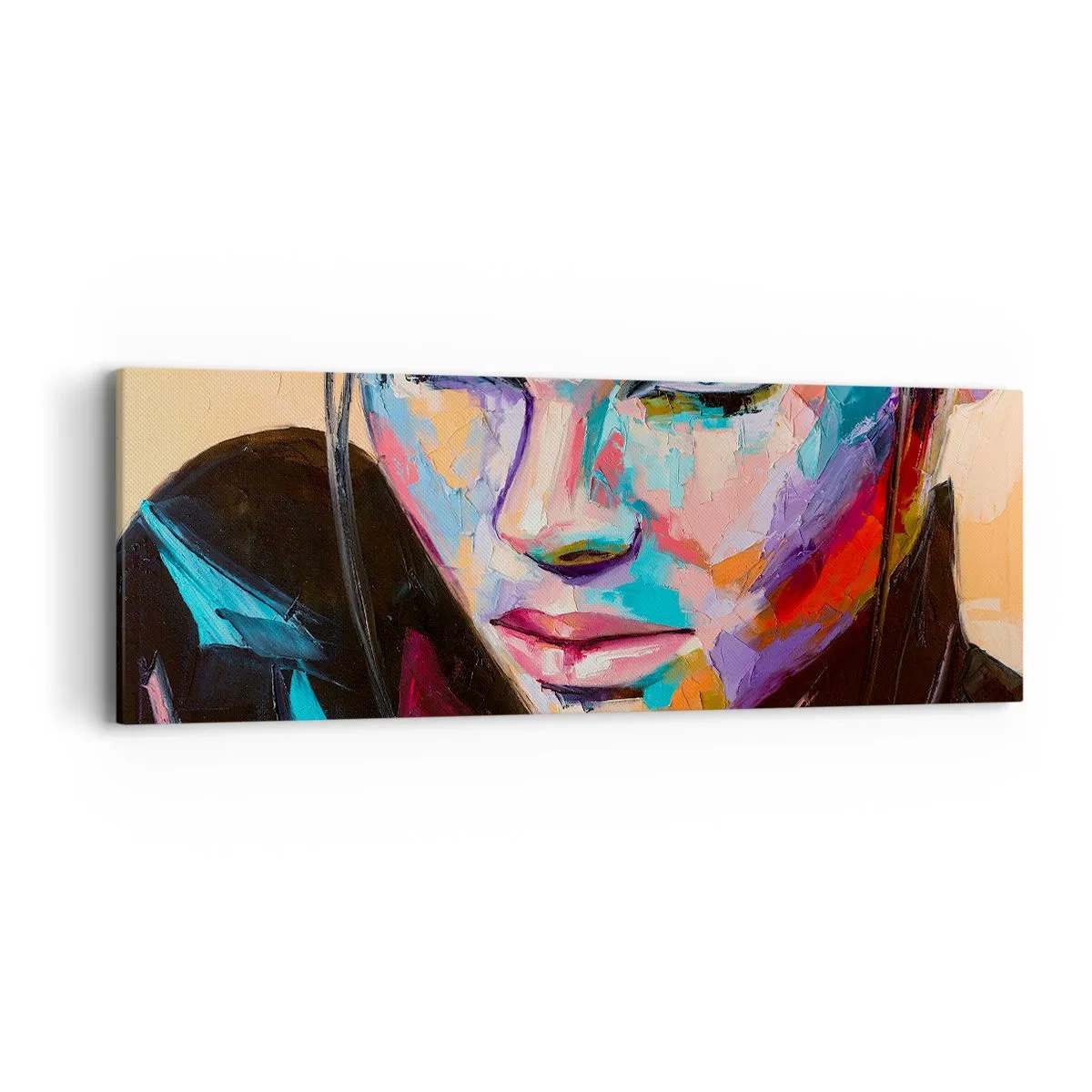 Cuadro sobre lienzo - Impresión de Imagen - Salvaje de corazón - 90x30 cm