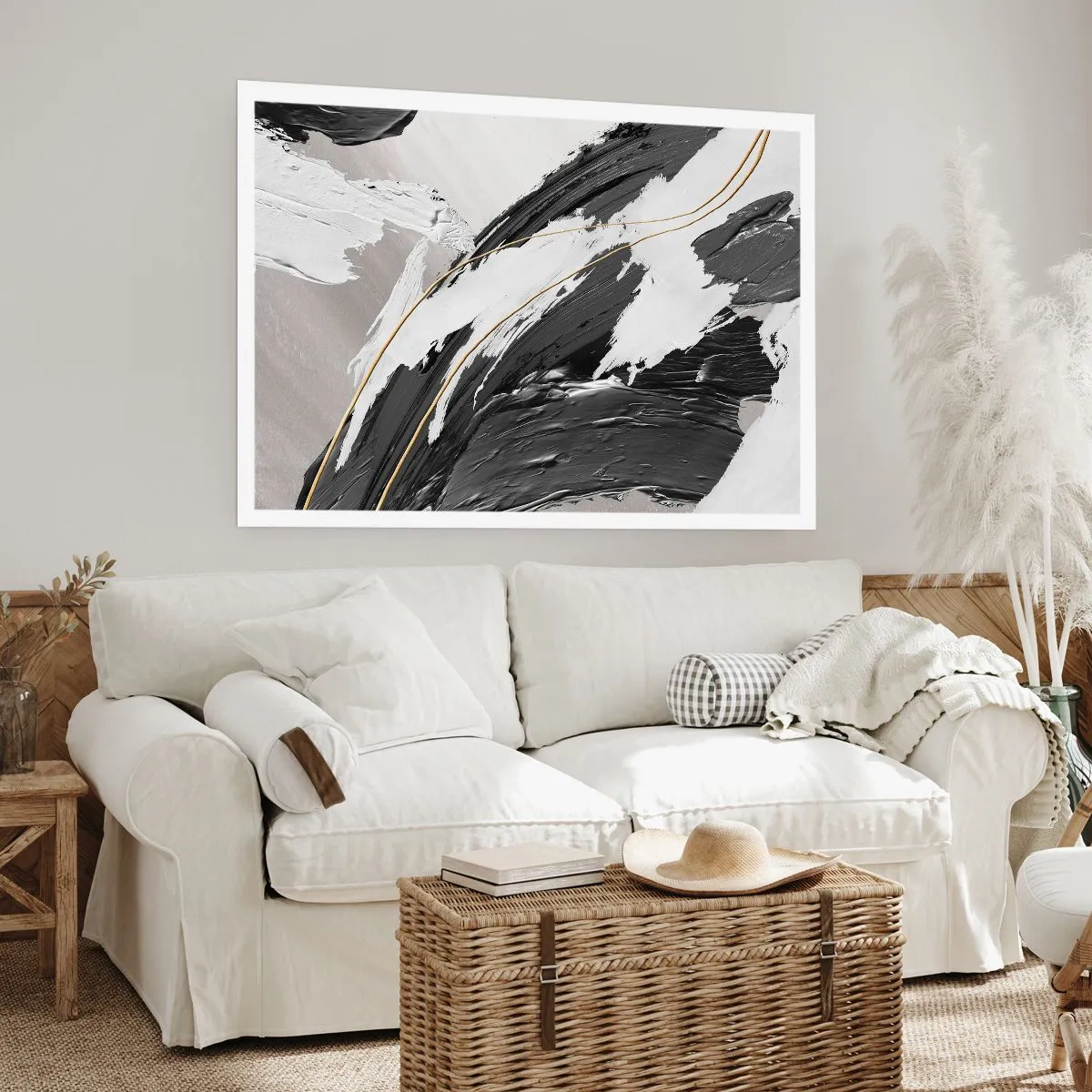 Póster - Abstracción con estilo - 40x30 cm