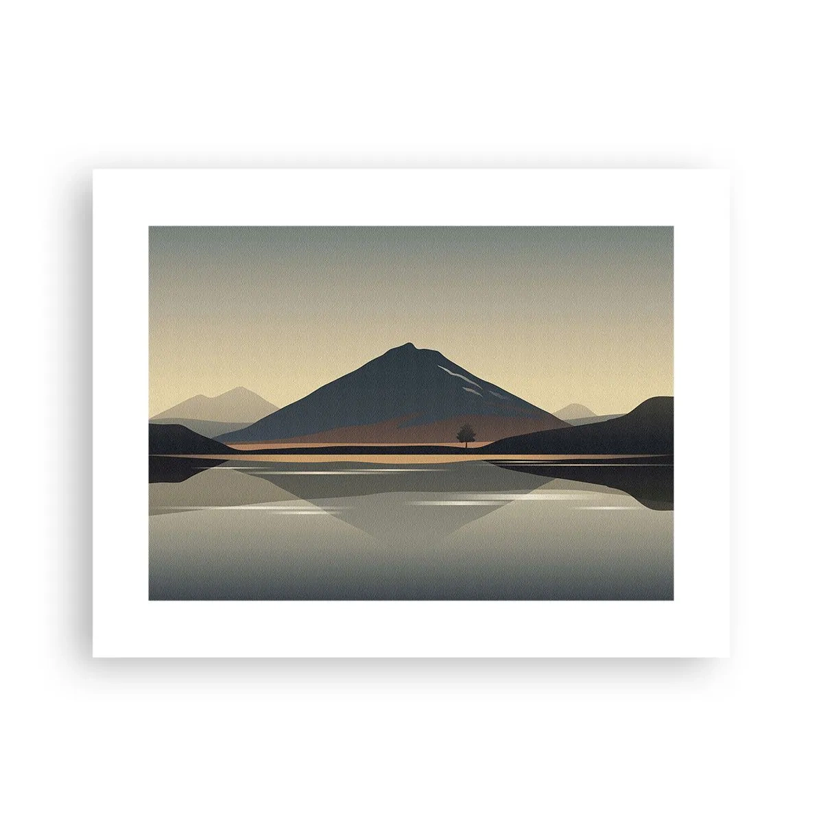 Póster - Reflejo de espejo - 40x30 cm