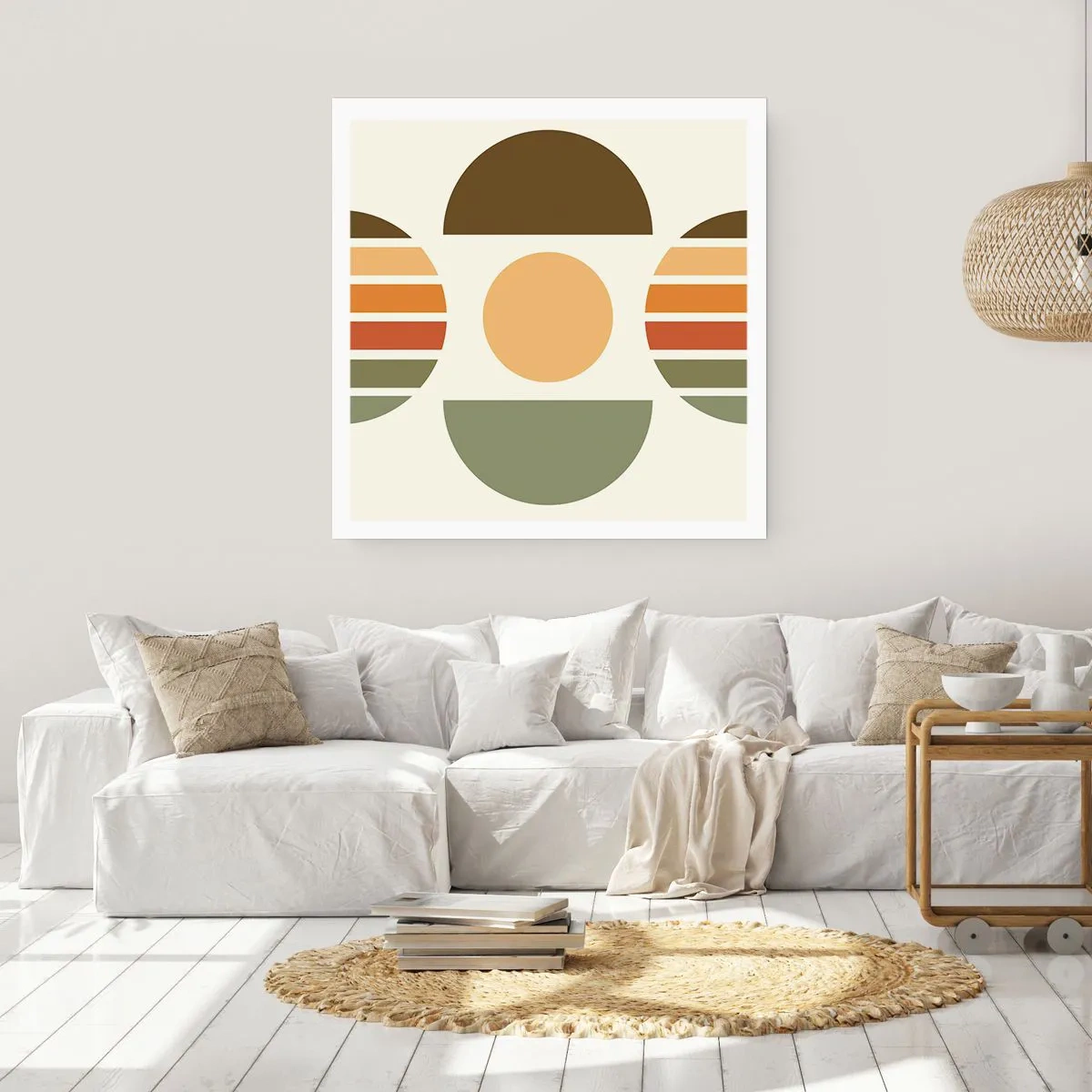 Póster - Los tonos de la tierra - 40x40 cm