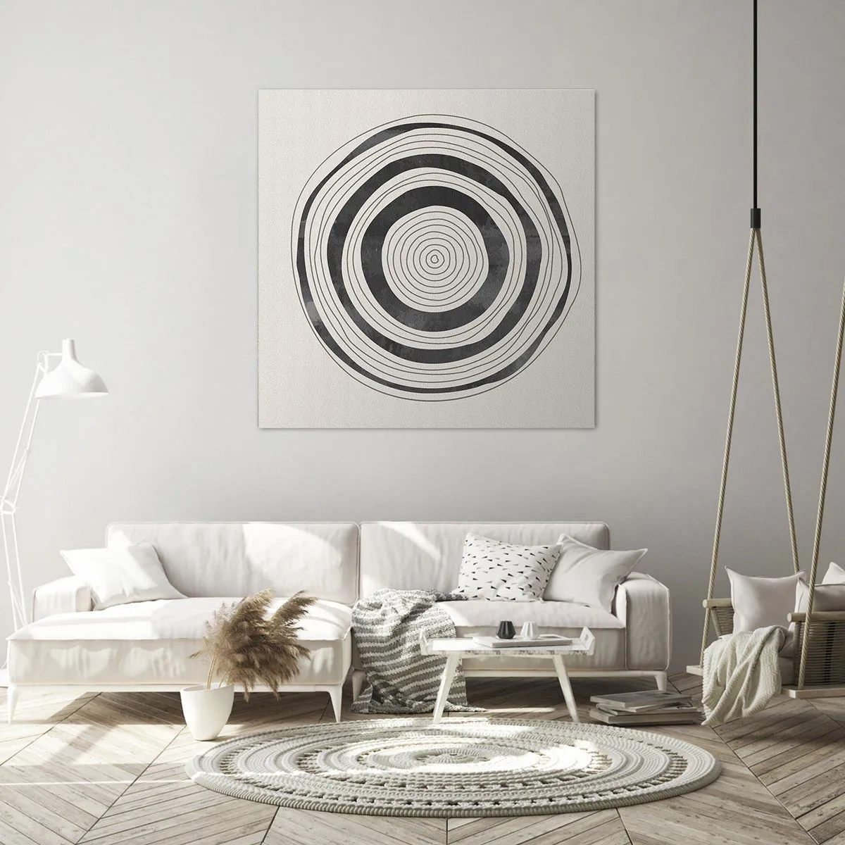 Cuadro sobre lienzo - Impresión de Imagen - Lo importante es lo que hay entre medias - 40x40 cm