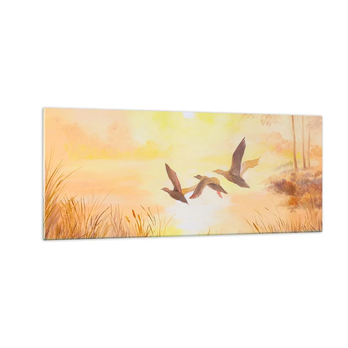 Cuadro sobre vidrio - Impresiones sobre Vidrio - El comienzo de un largo viaje - 100x40 cm