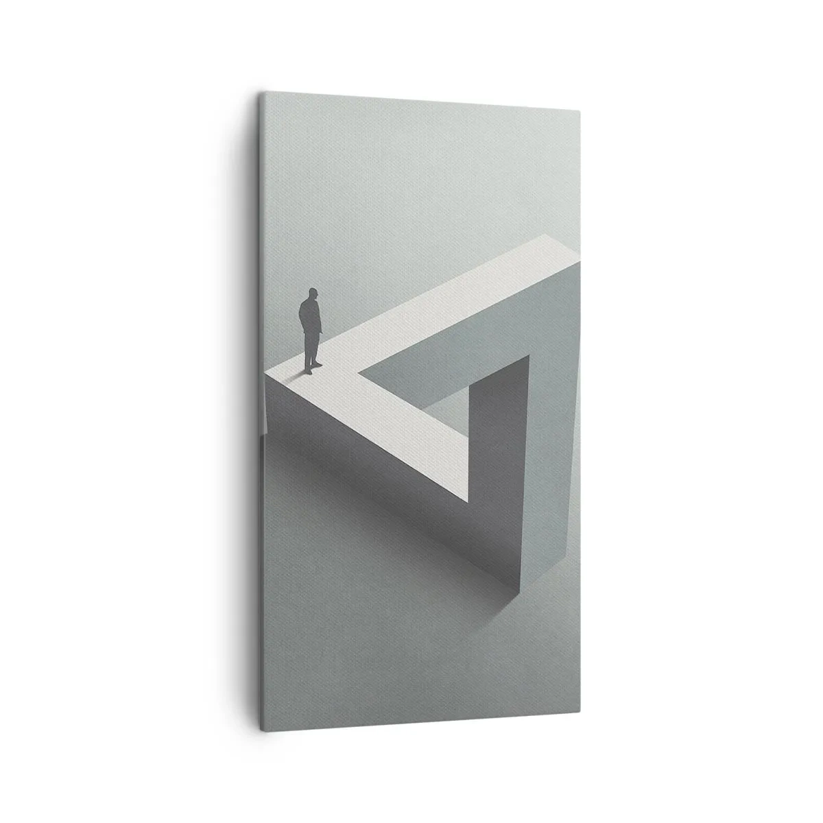 Cuadro sobre lienzo - Impresión de Imagen - Y, sin embargo, es posible - 45x80 cm