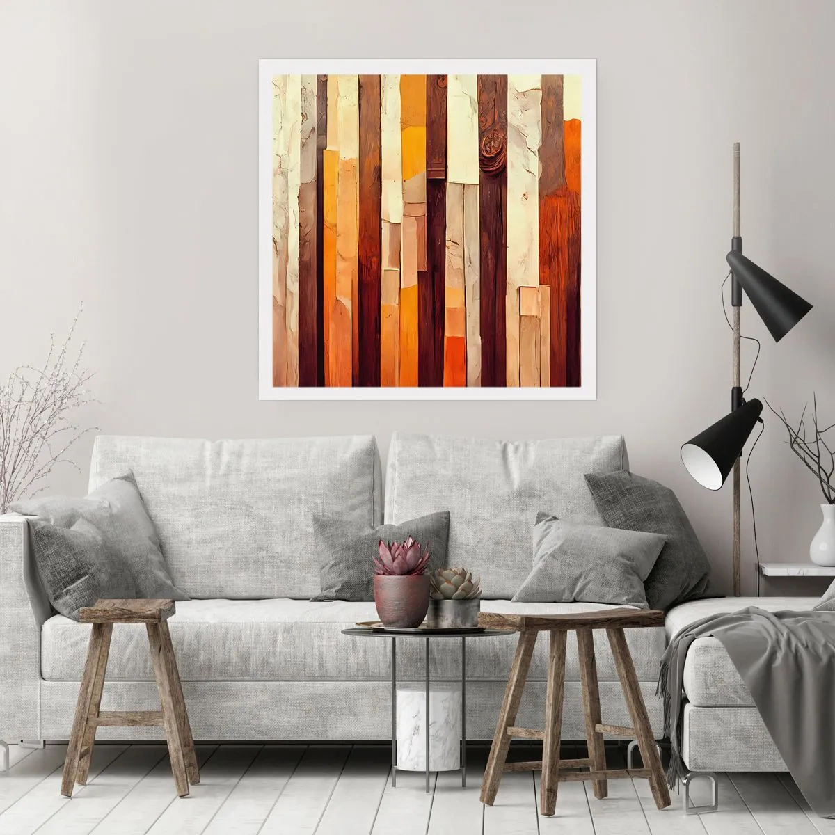 Póster - Himno de los árboles del bosque - 60x60 cm