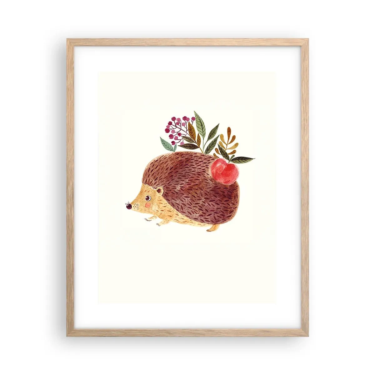 Póster en marco roble claro - Y ya te gusto - 40x50 cm