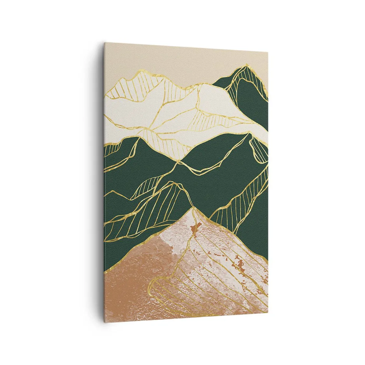Cuadro sobre lienzo - Impresión de Imagen - Picos de oro - 80x120 cm