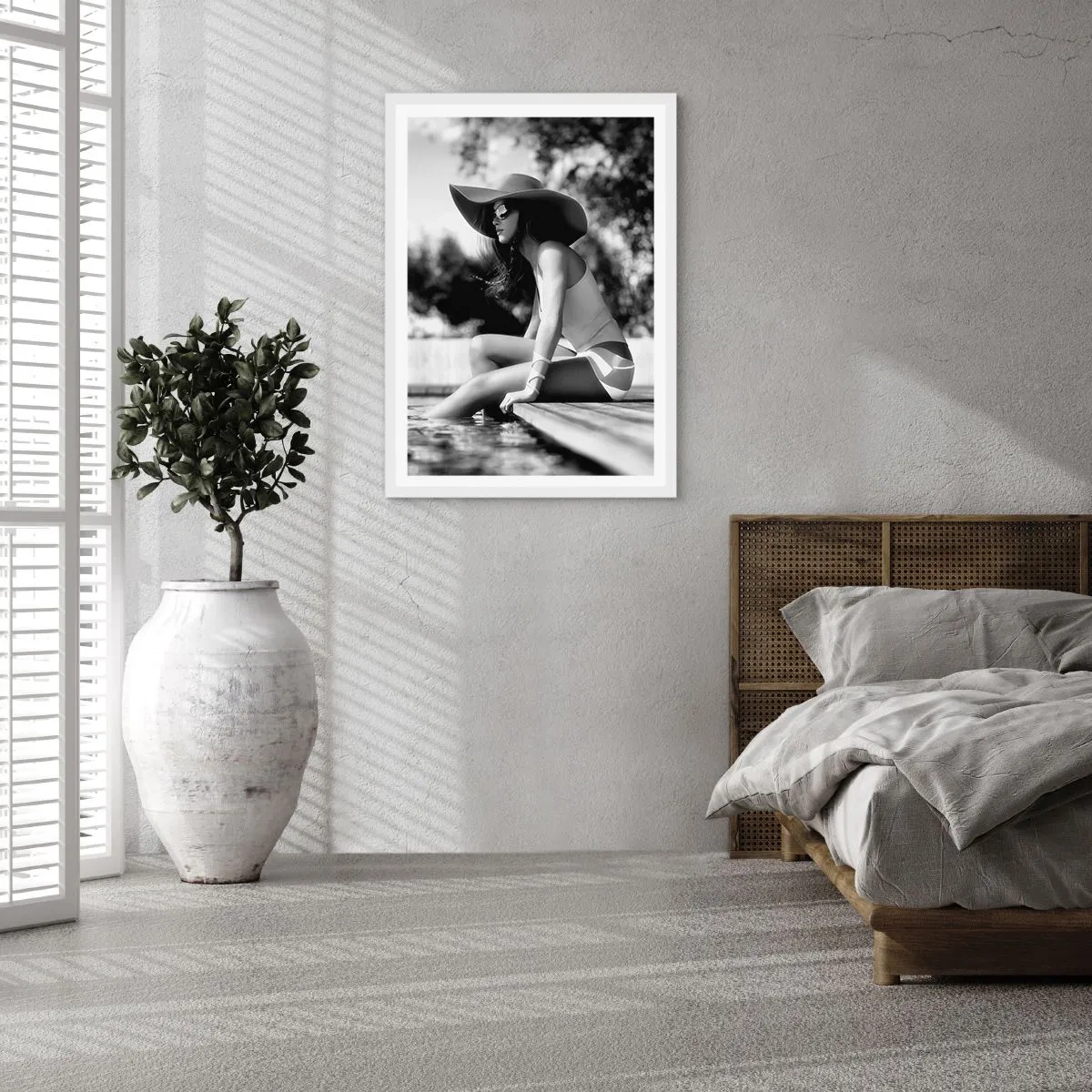 Póster en marco blanco - Un sueño de verano - 30x40 cm