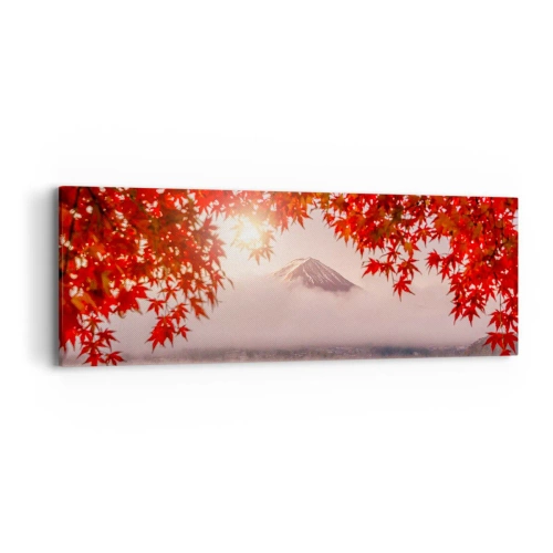 Cuadro sobre lienzo - Impresión de Imagen - Estilo japonés - 90x30 cm