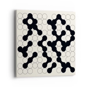 Cuadro sobre lienzo - Impresión de Imagen - Juego chino - una variación - 40x40 cm