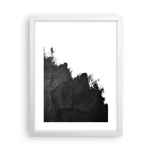 Póster en marco blanco - Elementos: tierra - 30x40 cm