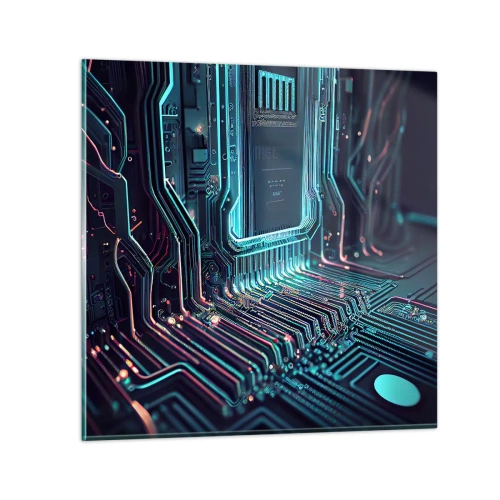 Cuadro sobre vidrio - Impresiones sobre Vidrio - Mi forma de pensar - 50x50 cm