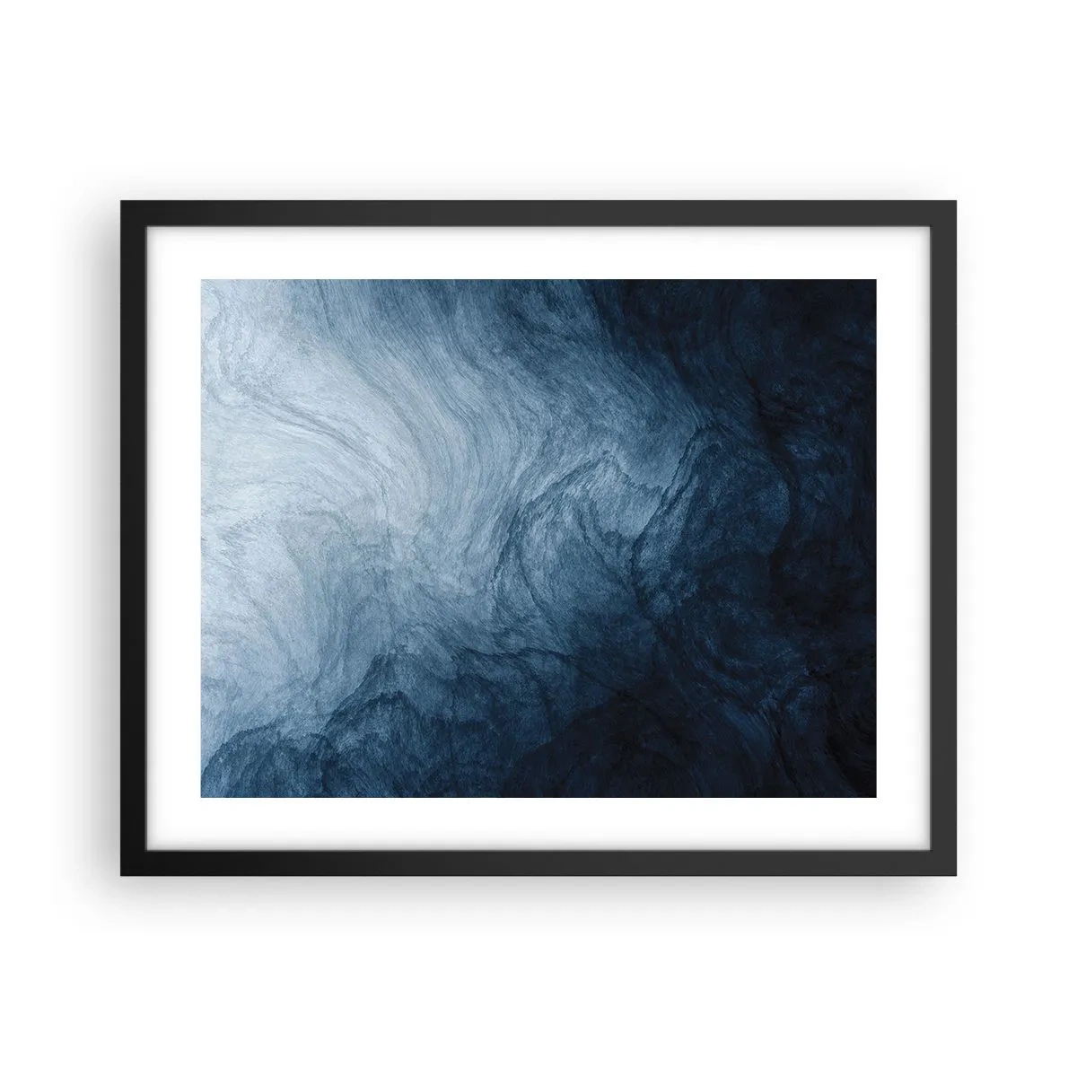 Póster en marco negro - En las profundidades - 50x40 cm