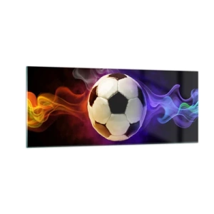 Cuadro sobre vidrio - Impresiones sobre Vidrio - El poder mágico del juego - 100x40 cm