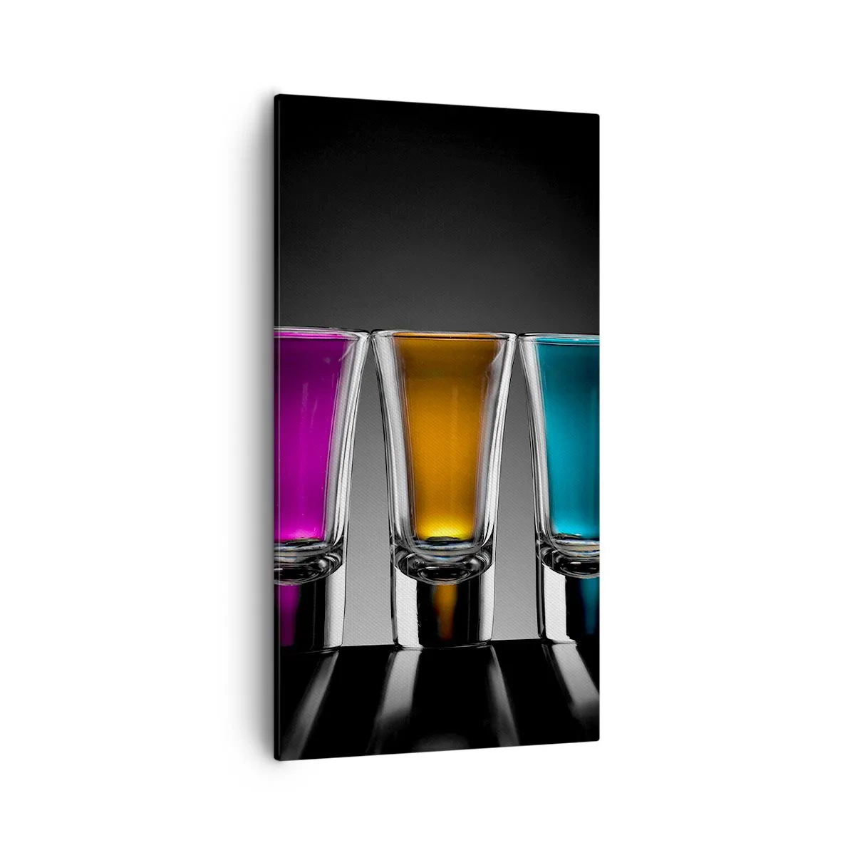 Cuadro sobre lienzo - Impresión de Imagen - Colores de la alegría - 55x100 cm