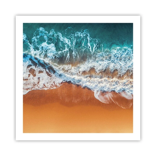 Póster - Siempre a la par - 60x60 cm