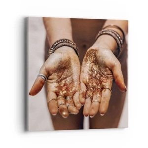 Cuadro sobre lienzo - Impresión de Imagen - Un regalo para ti - 40x40 cm