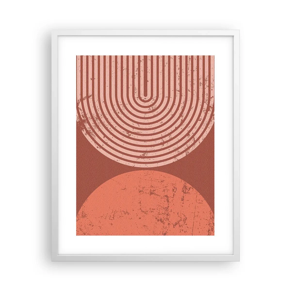 Póster en marco blanco - Estrecha relación - 40x50 cm