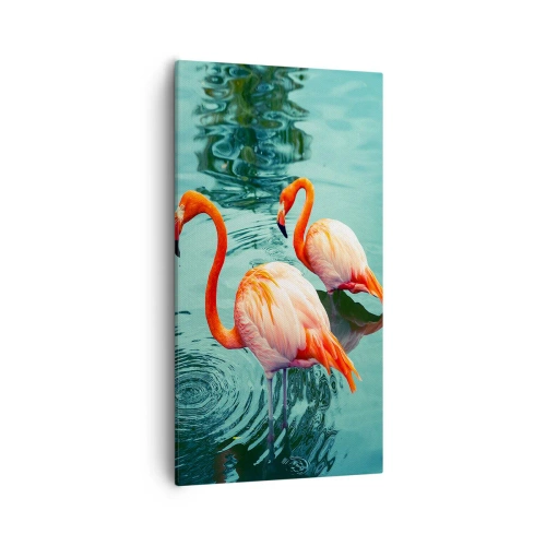 Cuadro sobre lienzo - Impresión de Imagen - Estamos de moda - 55x100 cm