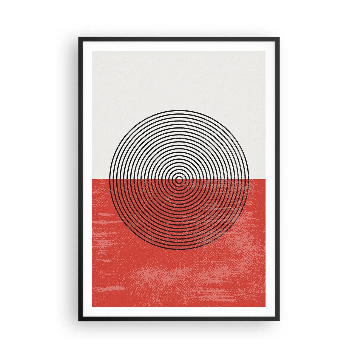 Póster en marco negro - En el corazón de la misma - 70x100 cm