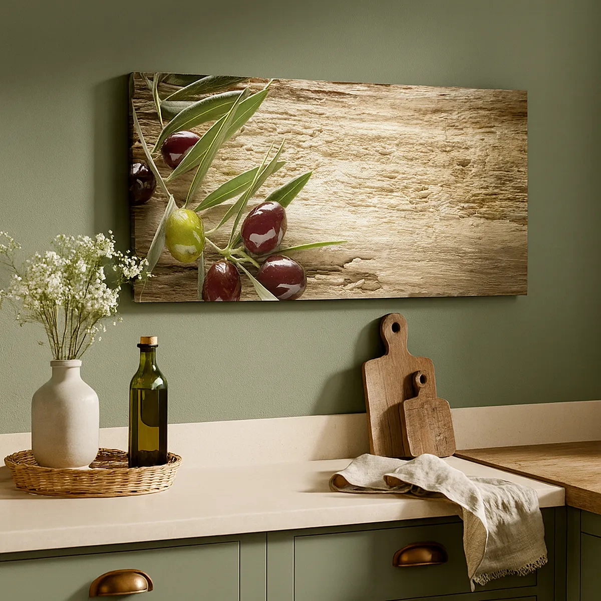 Cuadro sobre lienzo - Impresión de Imagen - Directamente de la naturaleza - 30x30 cm