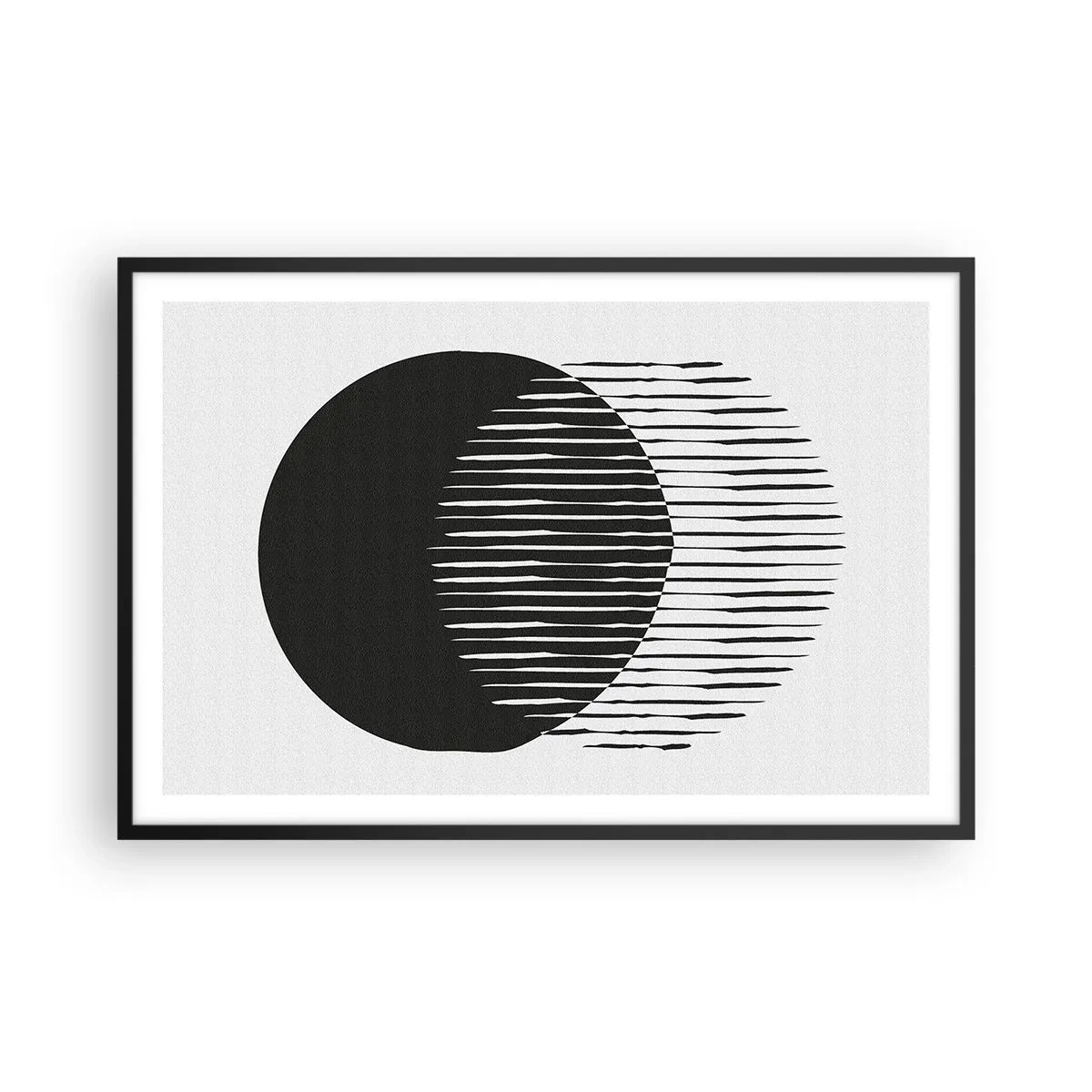 Póster en marco negro - Su alter ego - 91x61 cm