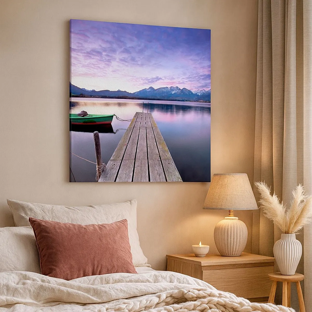 Cuadro sobre lienzo - Impresión de Imagen - Un silencio amistoso - 30x30 cm