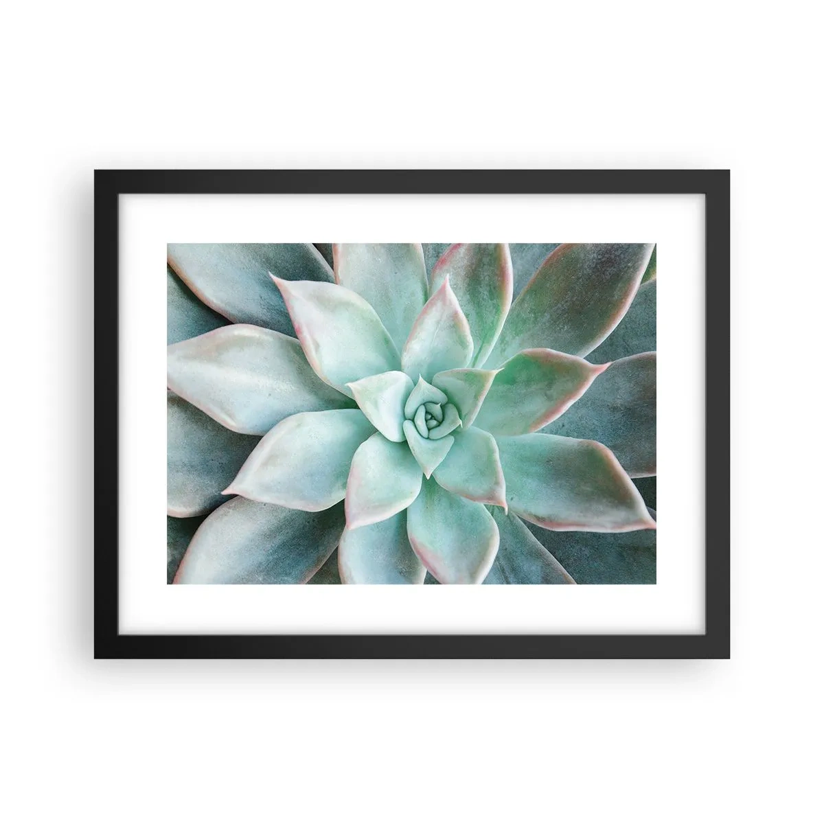 Póster en marco negro - El corazón del desierto - 40x30 cm