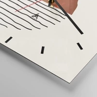 Esfera sin numeración, con rayas