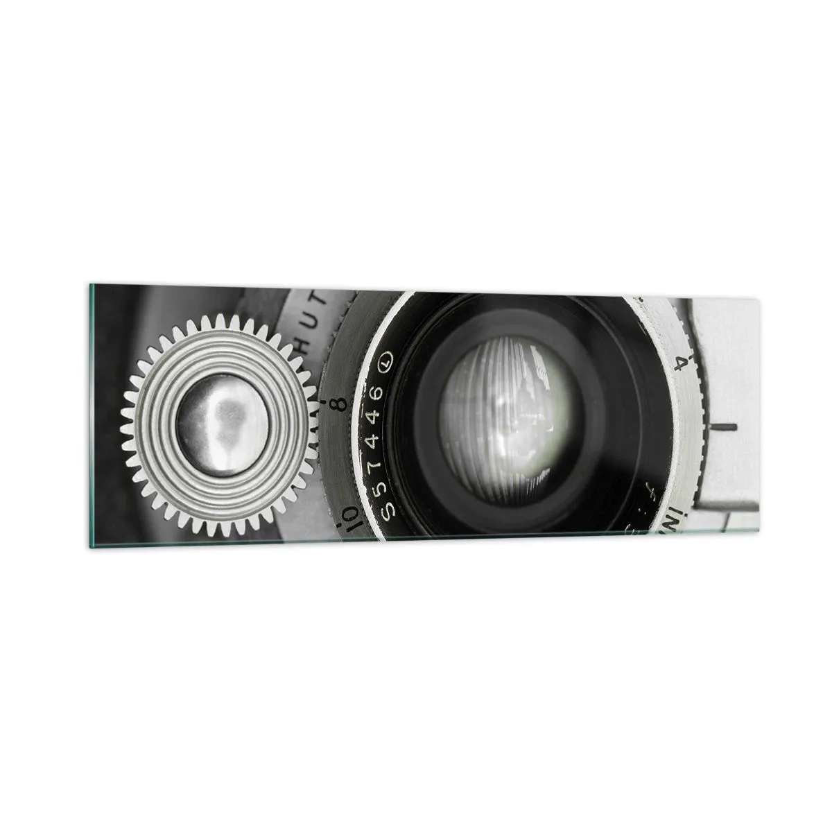 Cuadro sobre vidrio - Impresiones sobre Vidrio - Una historia de Hollywood - 90x30 cm