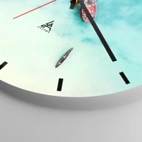 Esfera sin numeración, con rayas