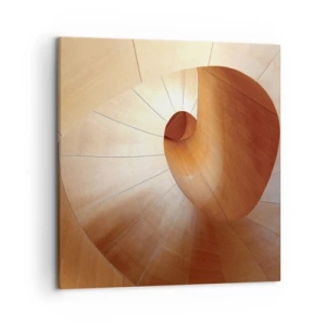 Cuadro sobre lienzo - Impresión de Imagen - Serpentina arquitectónica - 50x50 cm