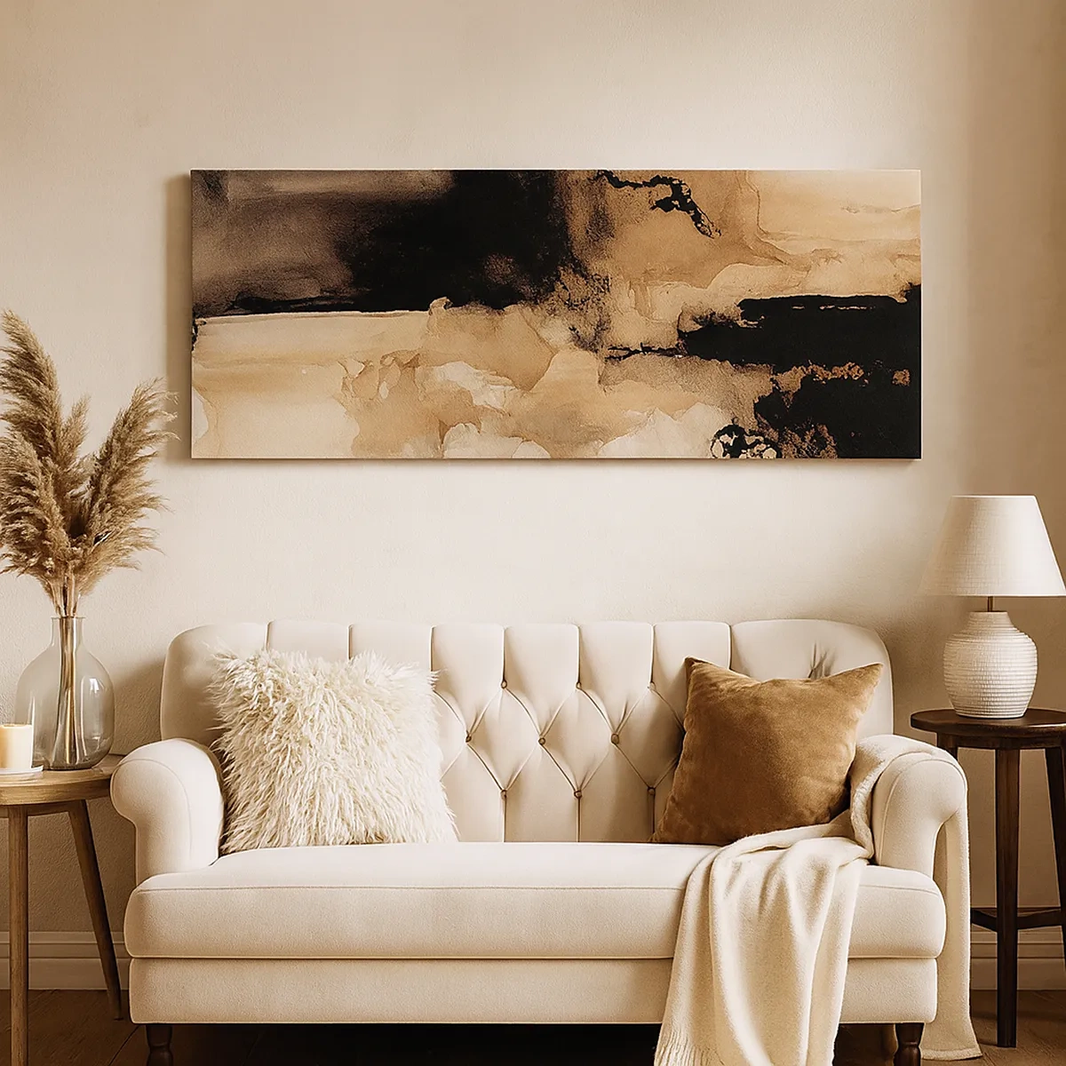 Cuadro sobre lienzo - Impresión de Imagen - Una abstracción intrigante - 30x30 cm