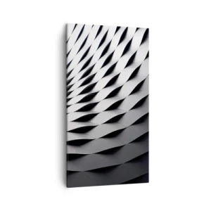 Cuadro sobre lienzo - Impresión de Imagen - En la superficie de las ondas - 45x80 cm