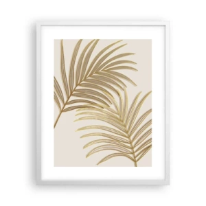Póster en marco blanco - Palma de Oro - 40x50 cm