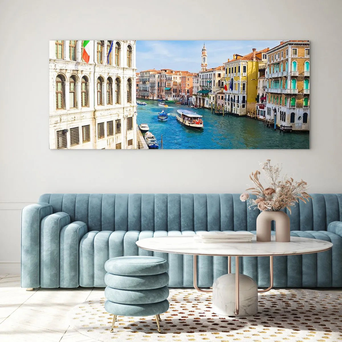 Cuadro sobre vidrio - Impresiones sobre Vidrio - Tráfico único en el mundo - 100x40 cm