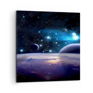 Cuadro sobre lienzo - Impresión de Imagen - ¿Sigues solo? - 60x60 cm